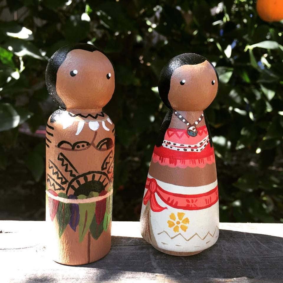 moana peg doll