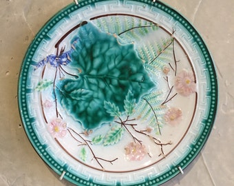 Majolica Plates,Set of Four, Aesthetic Movement, Ca: 1890.