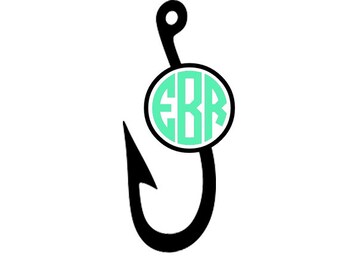 Free Free Fishing Hook Svg Monogram 688 SVG PNG EPS DXF File