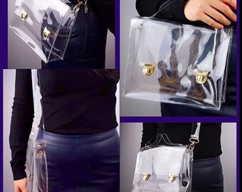 Private Listing for plain/clear messenger, crossbody bags, stadium purse cross-body