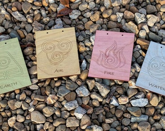 Avatar (The Last Airbender & The Legend of Korra) Laser Engraved Wall Hanging