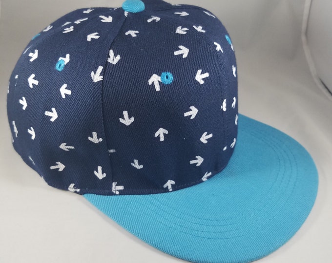 Blue Arrow Snapback Hat