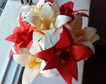 Origami Lily Centerpiece