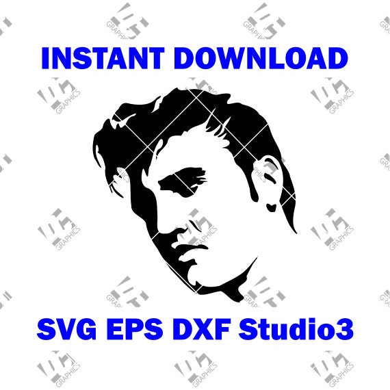 Vinyl Cutter Software >> Elvis Cutting File in SVG EPS DXF and Studio3 Cricut Vinyl Cutter Software >> Elvis Cutting File in SVG EPS DXF and Studio3 Cricut