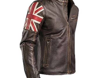 Metall Emaille Union Jack Abzeichen Kompatibel Mit Universal Oldtimer