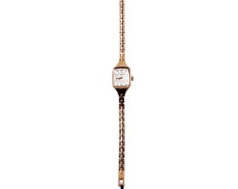 Vintage Soviet Wrist "Gold" Watch Womens Watch Mechanical Watch Ladies Watch "Chaika"