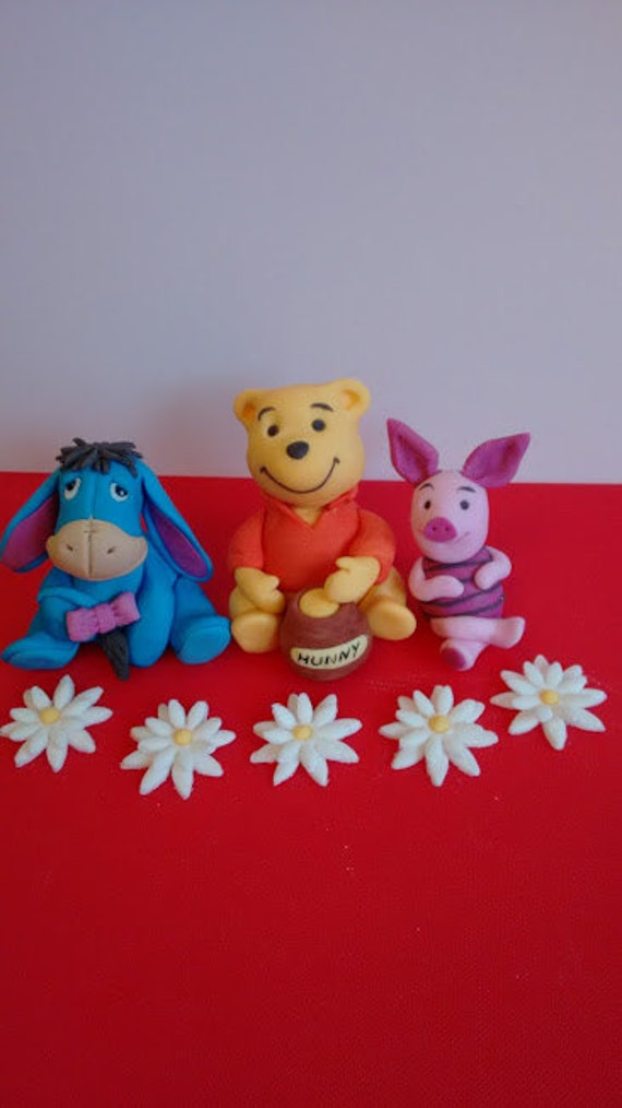 Winnie The Pooh Inspired Edible Cake Topper Decoration