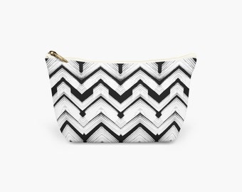 Chevrons Make Up Bag. Wash Bag. Cosmetics Bag. Toiletries Bag. Large, Medium and Small available.