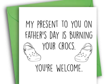 Funny Father's Day Card DADS RULE Moms DROOL