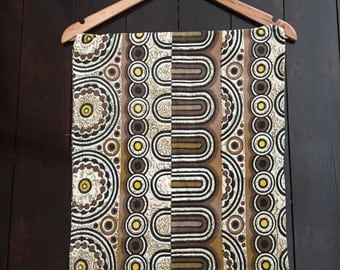 1960's Barkcloth, Tiki Time !!!
