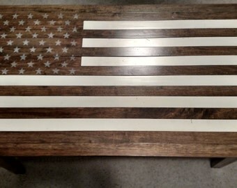 Rustic Flag Coffee Table