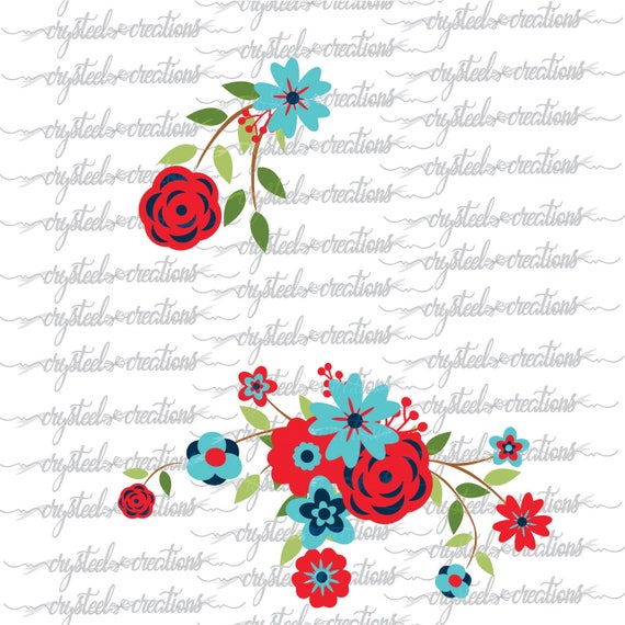 Download Floral Anchor, Anchor with Flowers SVG, PNG, Silhouette ...