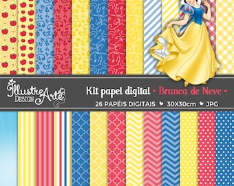 Digital Paper Snow White