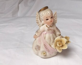 Lefton March Birthday Angel #3332