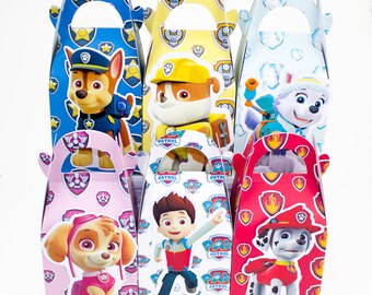 Paw patrol favor box, Paw patrol candy favors