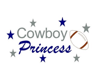 Cowboy Princess Embroidery Design, Cowboy Embroidery Design, Football Embroidery Design, Girl embroidery desing, baby embroidery design