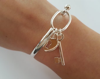 Key to My Heart Bangle