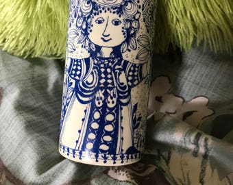 Vintage 1950's - 1960's Danish Nymolle Flora Vase by Bjorn Wiinblad