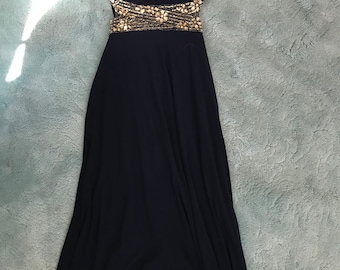 Navy Blue Prom Dress