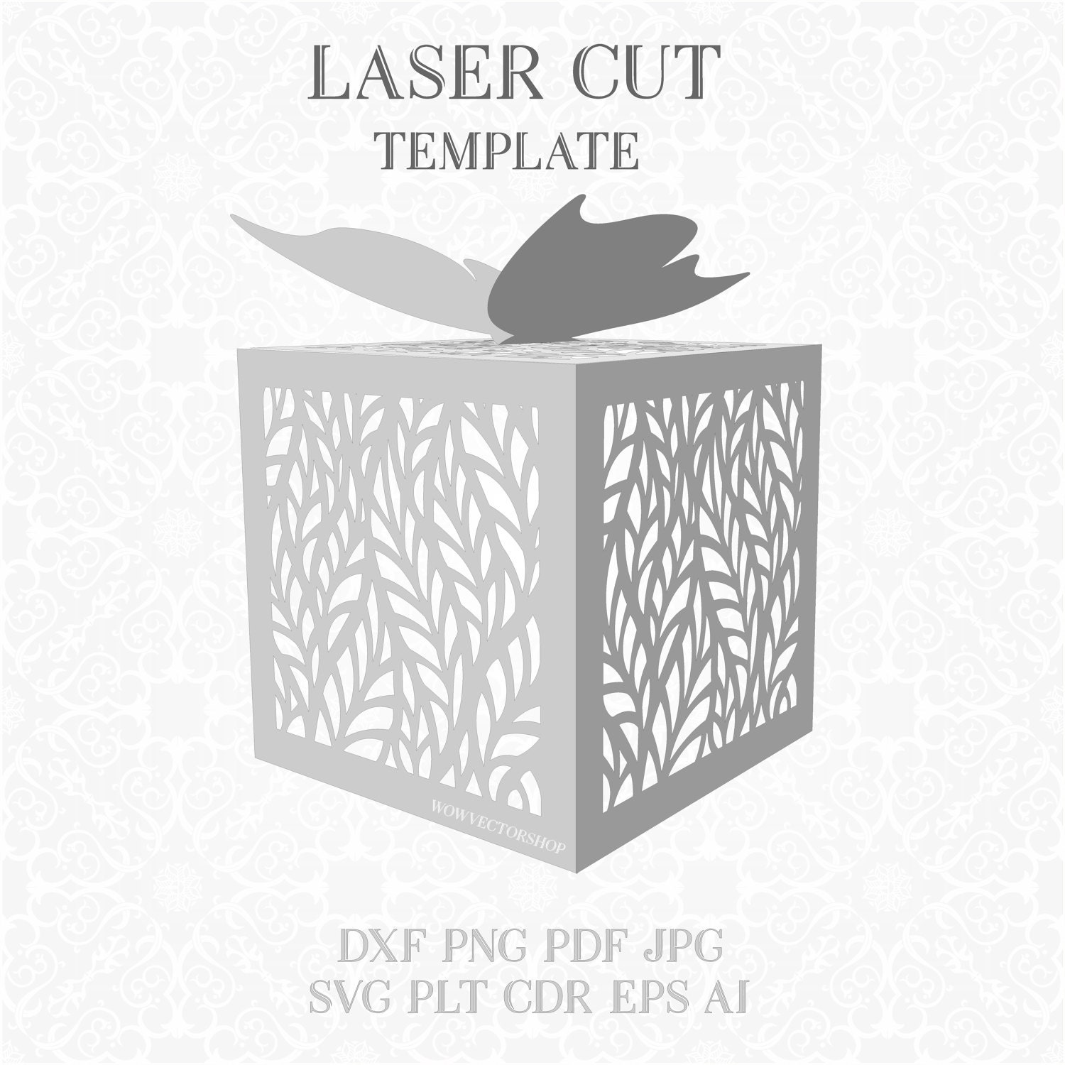 Download Wedding Favor Boxes/Laser Cut Heart Boxes/Wedding Favors for Guests/laser cut files wedding ...