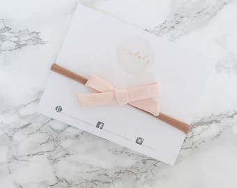 Blush Pink Bow, Baby Headband, Baby Girl Headband, Headbands, Hair Accessories, Baby Bows, Hair Bows, Newborn Headband, Infant Headband
