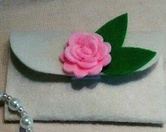 20 colored felt Clutch set for all events Baby shower Wedding favor pouch