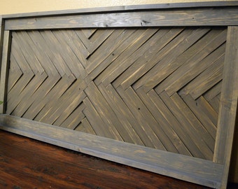 Reclaimed Wood Wall Art- Weathered Grey - Mosaic Art- Geometric Art- Decort- Geometric Art- Decor