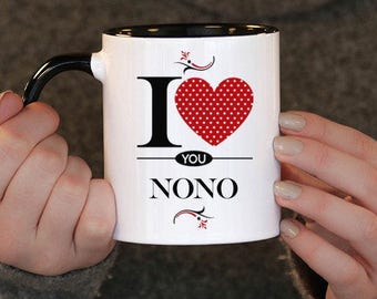 I Love You Nono , Nono Gift, Nono Birthday, Nono Mug, Nono Gift Idea, Baby Shower, Mothers Day