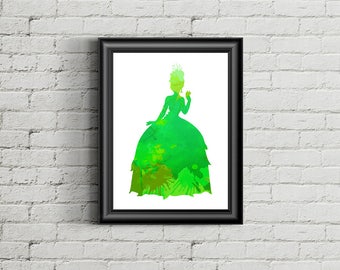 Tiana silhouette | Etsy