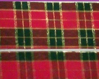 2 x Metre, TARTEN, 1.5 inch, 38mm, Organza. Ribbon, Sewing