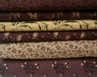 Quilt kit, fabric collection. 6 1/2 yards total. Quilt Connection by Kansas Troubles Quilters for Moda. FREE SHIPPING to US only!