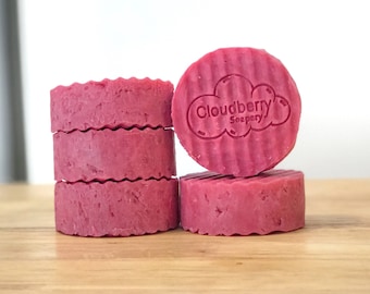 5-Pack Rancho Raspberry Soap Set, Handmade Soap, Raspberry Soap