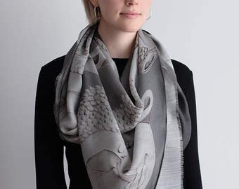 Wrap Yourself in Buddha Silk Wool - Charcoal