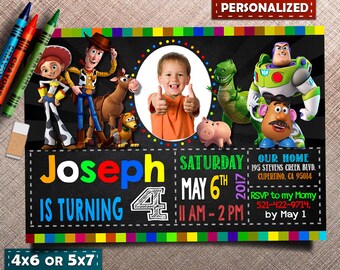 Toy Story invitation, Toy Story birthday invitation, Toy Story Invite, Toy Story Party, Tory Story printable invitation, Toy Story