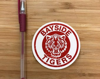 Saved by the Bell Vinyl Sticker, Bayside High, Zack Morris, Kelly Kapowski, Saved by the Bell Gift, 90s TV shows, Cute Vinyl Decal Stickers