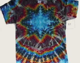 mens tie dye golf shirt