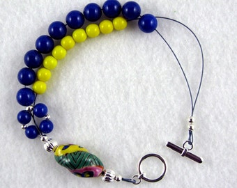 Fiesta Abacus Row Counting Bracelet for Knitting and Crochet - Item No. 1004