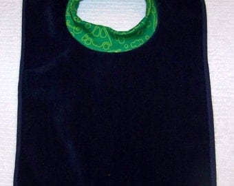 Towel Bib by PETUNIAS - absorbent washable dryable knit baby toddler gift