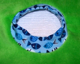 Towel Bib by PETUNIAS - absorbent washable dryable knit baby toddler gift