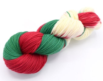 Christmas is Coming Variegated Hand Dyed Yarn - Made to Order