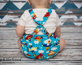 Baby Romper Pattern PDF - Baby Boy or Girl Sunsuit Sewing pattern - Baby Sunsuit Pattern