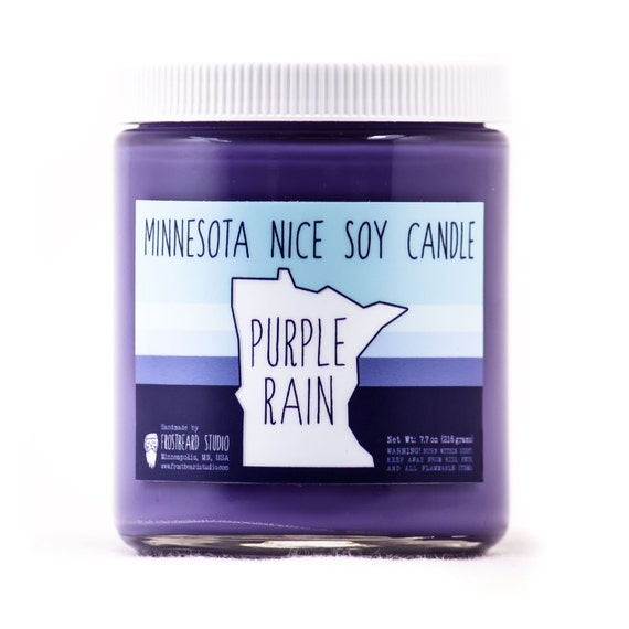 Purple Rain Minnesota Nice Candle Scented Soy Candle