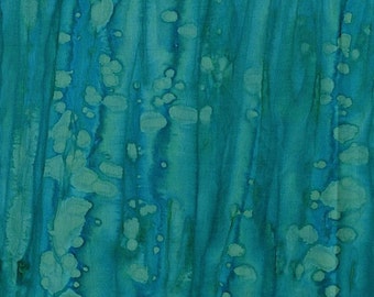Blossom Batiks Turquoise Stripes RJR Fabric 1 yard