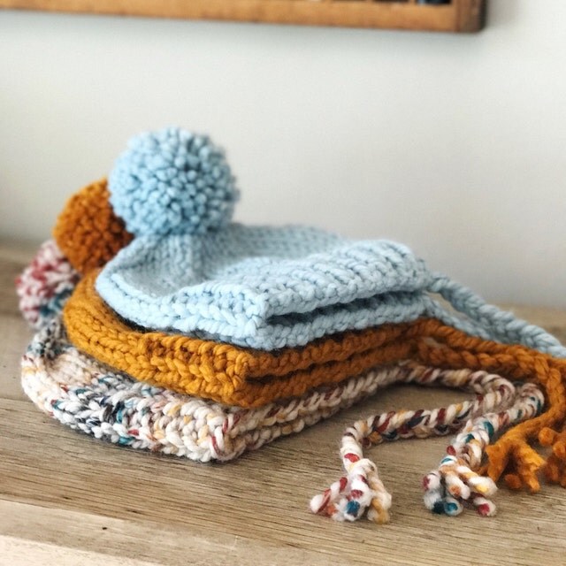 hand knit items by pleasantlyplumpknits on Etsy