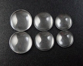 Cabochon Pendant 10 Butterfly Glass Dome Round 18mm, 16mm, 14mm CHOICE (1041gla18m1)
