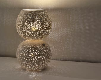 Clay-Light Table Lamp, with LED Touch dimmer, on sale 40% off
