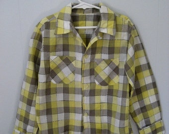 yellow plaid shirt like woody