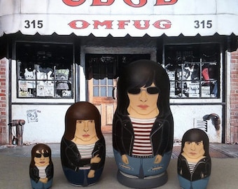 MINI Ramones Matryoshka Dolls