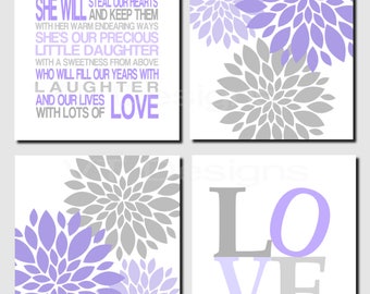 Purple And Grey Wall Art purple grey wall art | etsy Purple And Grey Wall Art purple grey wall art | etsy