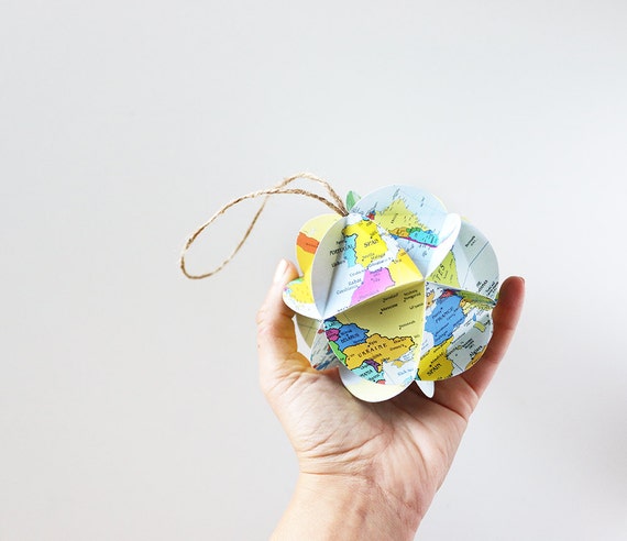 diy map ornament kit make your own ornament from world maps diy map ornament kit make your own ornament from world maps